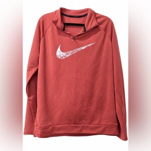Nike Crimson Quarter-Zip Sweatshirt